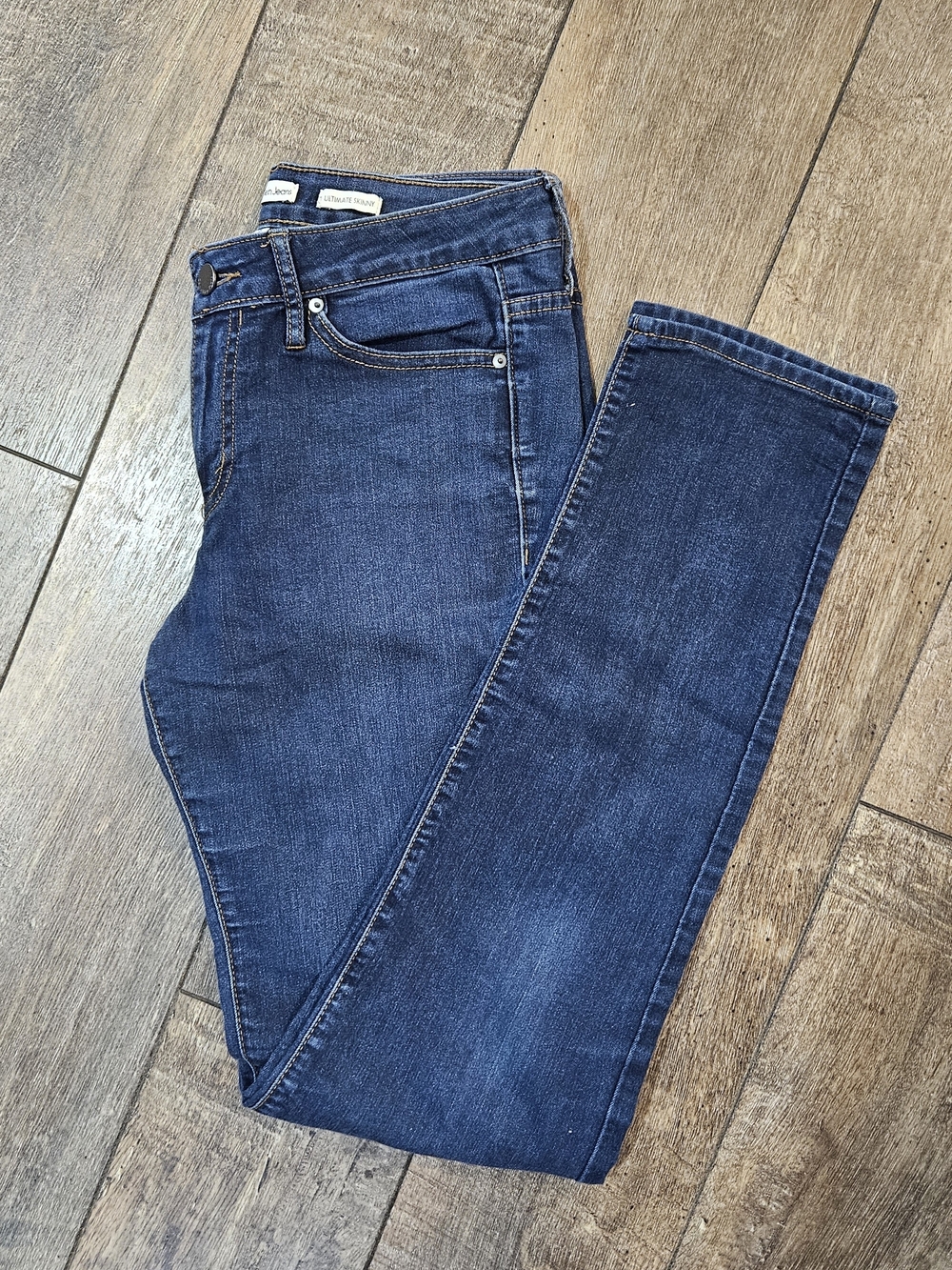 Calvin Klein Women's Dark Blue Skinny Jeans